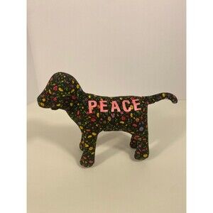 Victoria’s Secret PINK “Peace” Floral Dog Plush Collectible